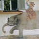 Bleibender Eindruck: Die historische Reise des Elefanten wurde auch an einer Hotelfassade in Brixen verewigt