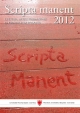 Das Titelblatt von Scripta Manent 2012