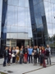 Die Berufsberaterinnen und Berufsberater bei ihrem Besuch des Oberalp-Salewa-Unternehmenssitzes in Bozen Süd