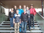 Schüler aus der Landwirtschaftlichen Lehranstalt St. Johann in Tirol auf Besuch in der Fachschule Laimburg