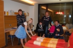 Eindrücke vom Familienerlebnistag 2015 - Betten machen. Foto: Fachschule Frankenberg