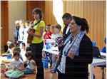 Schulamtsleiterin Nicoletta Minnei bei der Eröffnung der Tagung "Jedes Kind kann Sprachen lernen". Foto: LPA/Franco Grigoletto 