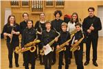 Die erfolgreichen Ensembles SEFF-QUARTETT, JULOBE und TRIO VARIA. Foto: Konrad Pichler (Musikschule Unterland) 