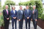 Eine Delegation des Landesschulrates Salzburg stattete dem Deutschen Bildungsressort einen Besuch ab.