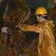 Una delle riproduzioni del lavoro minerario visibili all’interno della galleria S. Ignazio (foto: USP/Museo delle miniere)