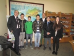 Gli allievi della Scuola professionale "Einaudi" presso l’Agenzia viaggi Luis Pichler di Bolzano 