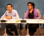 L’assessore Tommasini e la sovrintendente Minnei durante la presentazione dei dati (Foto USP/me)