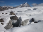 Mit Abschlussbegehungen - im Bild in der Gletscherlandschaft mit dem Hochgall im Hintergrund am gestrigen 1. Oktober - hat das Hydrographische Landesamt das Haushaltsjahr 2014/2015 abgeschlossen.