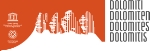 Le logo dla fondaziun Dolomites UNESCO