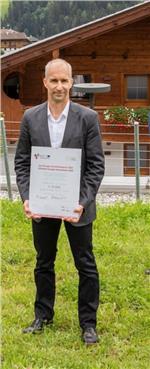 Michael Traugott, vincitore del Premio innovazione (Foto:ASP/Amt der Tiroler Landesregierung)