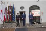 I tre presidenti di Tirolo, Alto Adige e Trentino hanno inaugurato oggi (9 ottobre) ufficialmente la nuova sede dell’Ufficio comune dell’Euregio nella Casa della Pesa (Foto: ASP/Othmar Seehauser)