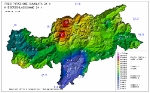 Kurzes aber heftiges Ereignis: Die Niederschlagsmengen in den letzten (von zu Mittag nach hinten gerechneten) 24 Stunden...